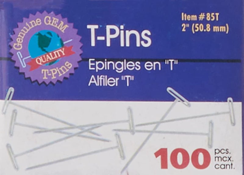 ADVANTUS Gem 2-Inch T-Pins, 100 per Box (85T) - Image 2